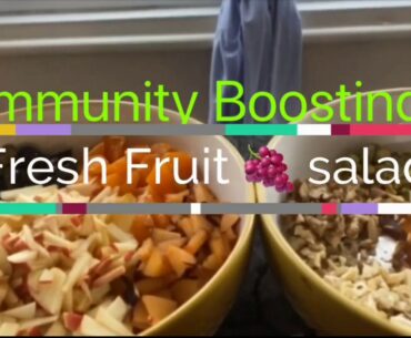 Immunity Boosting Fresh Fruit Salad || Covid-19 Days Healthy Recipe at Home || Latest Recipe || Live