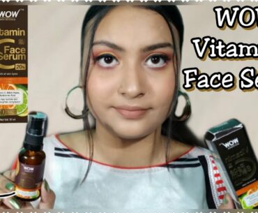 WOW Vitamin C Face Serum Review & Demo || All Skin Type Serum || makeoverlife