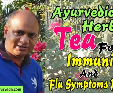 Ayurvedic herbal tea for Immunity and Flu symptoms relief