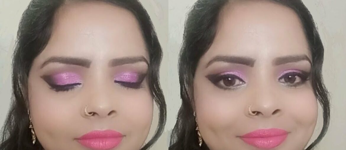 PINK GLOW CAT SMOKEY EYE MAKEUP 2020 SPECIAL PINK GLOW MAKEUP