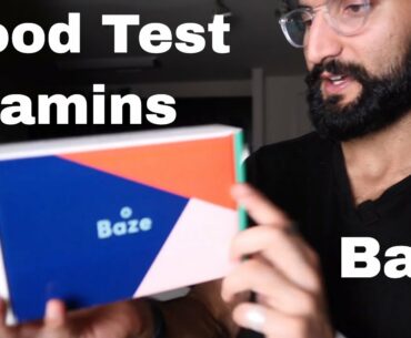 Baze Vitamins Unboxing & Blood Test - Personalized Nutrition