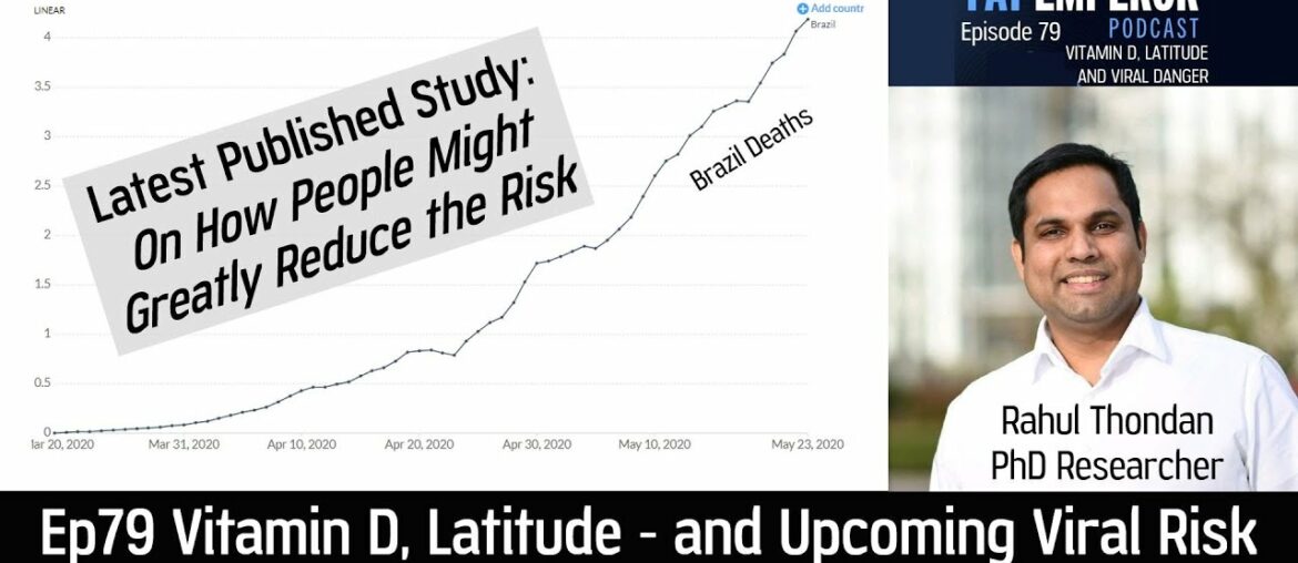 Ep79 New Study on Vitamin D and Latitude   Powerful Effects on Viral Dangers?