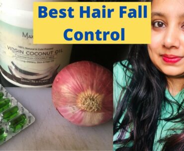 How to control HAIR FALL | Onion Juice & Vitamin E for HAIR GROWTH | Swathi Parthasarathy #hairfall