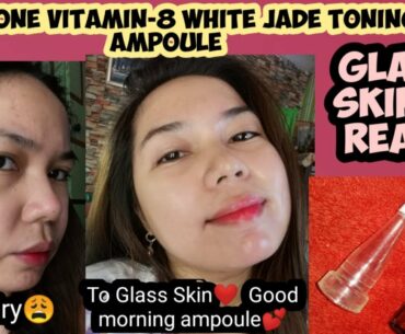 LUTHIONE VITAMIN 8 WHITE JADE TONING AMPOULE REVIEW | part 2