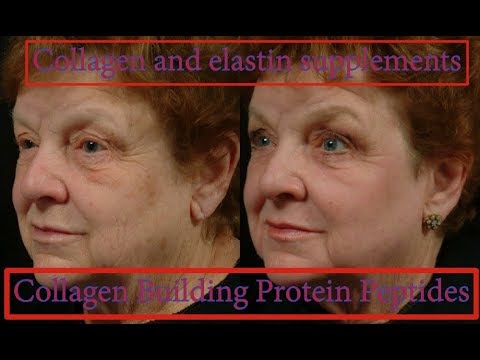 Collagen and elastin supplements.Collagen Building Protein Peptides