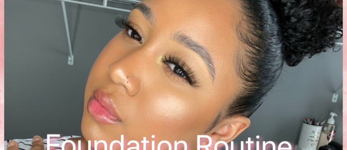 My Foundation Routine | NO FLASH BACK| DRY SKIN