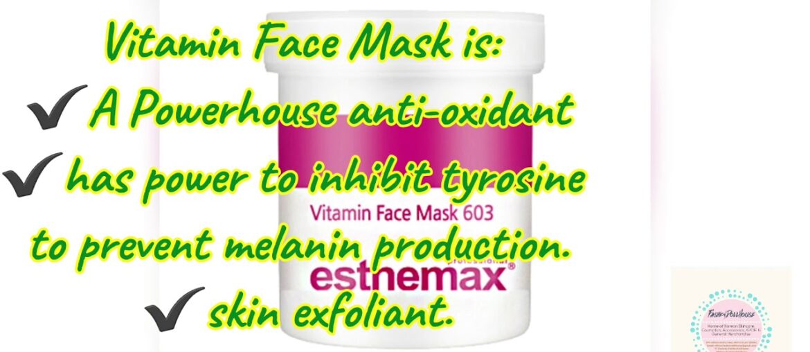 Esthemax Vitamin Face Mask 225ml