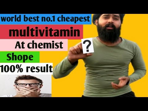 World's best n cheap multivitamin At chemist shop.  ||  100% result || immunity booster capsuls