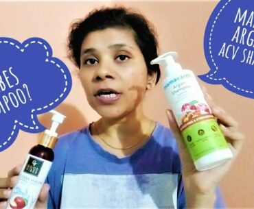 MamaEarth Vs Good Vibes | MamaEarth Argan ACV Shampoo Vs Good Vibes ACV Shampoo | Honest Comparison