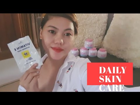 DAILY SKIN CARE ROUTINE| AR GLUTA VITAMIN E| VITAMIN E SOAP