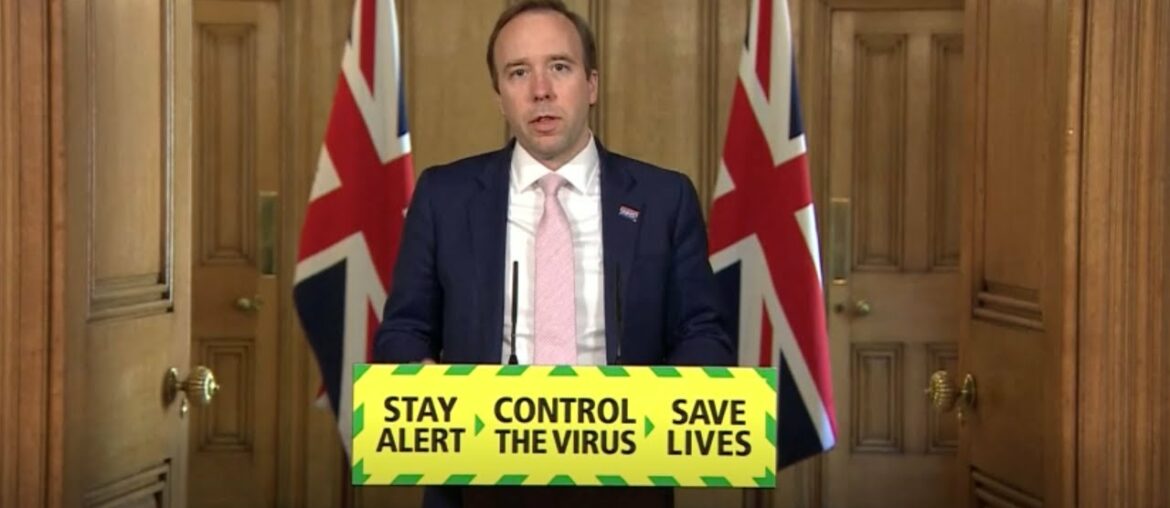 Live: Health secretary Matt Hancock leads the daily government coronavirus briefing | ITV News