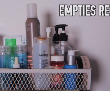 EMPTIES VIDEO: Shampoos, Skincare, Health Supplements! | Bharti Puri