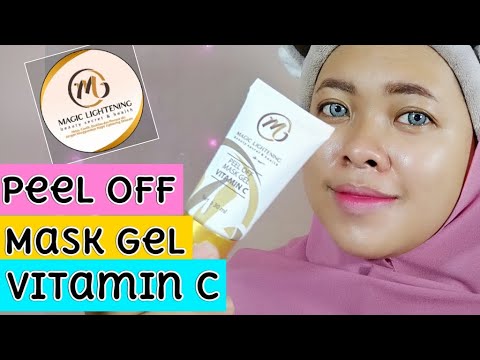 Review MAGIC LIGHTENING - PEEL OFF MASK GEL VITAMIN C | By Vapinka Makeup