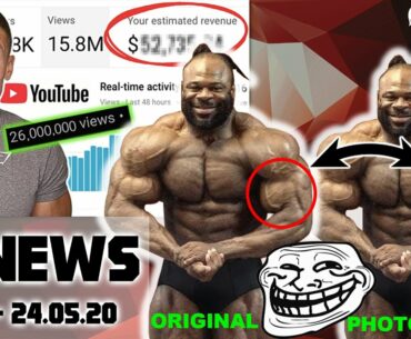 So viel GELD verdienen Fitness-YouTuber! Kai Greene mit Photoshop FAIL!