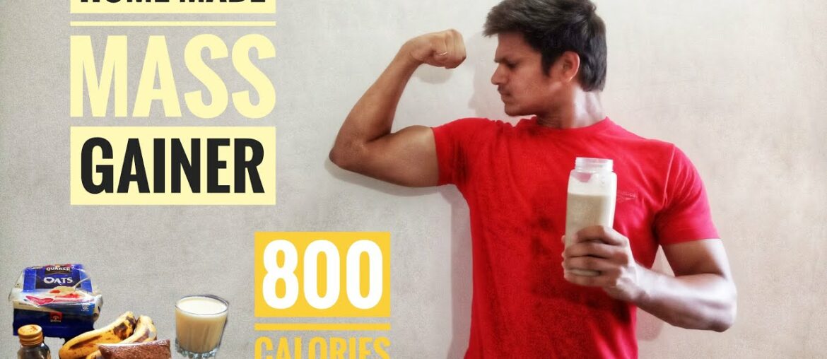 | HOMEMADE MASS GAINER SHAKE FOR MUSCLE BUILDING | NO SUPPLEMENT NEEDED |