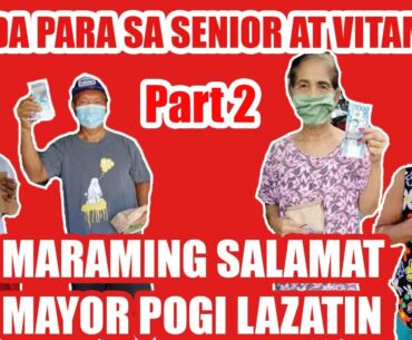 AYUDA PARA SA MGA SENIOR CITIZEN | VITAMIN C SUPPLEMENTS | BALIBAGO PART 2