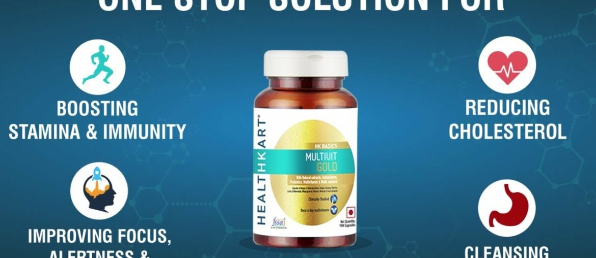 Best in class Multivitamin - Healthkart Multivit Gold, Clinically studied