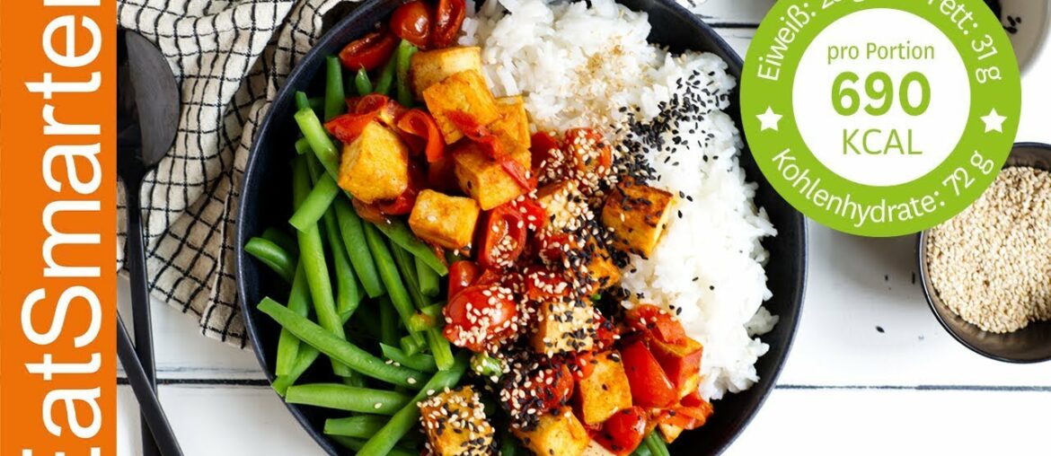 Tomaten-Tofu mit Bohnen | REZEPT