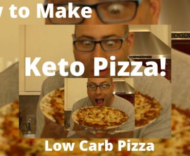 Learn How to Make Keto Pizza. Low Carb Pizza. Keto Diet.