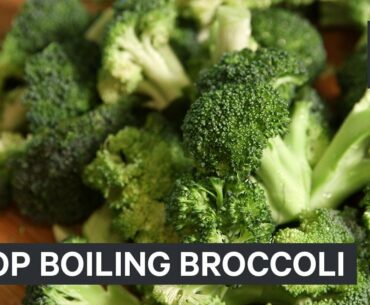 A popular way to cook broccoli removes important nutrients