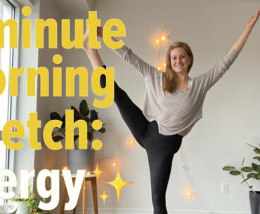 5 Minute Morning Stretch for Energy w/ Stephanie Karlovits EP 13