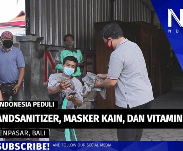 STIKI Indonesia Perangi Penyebaran Covid-19, Bagi Handsanitizer, Masker Kain, dan Vitamin C