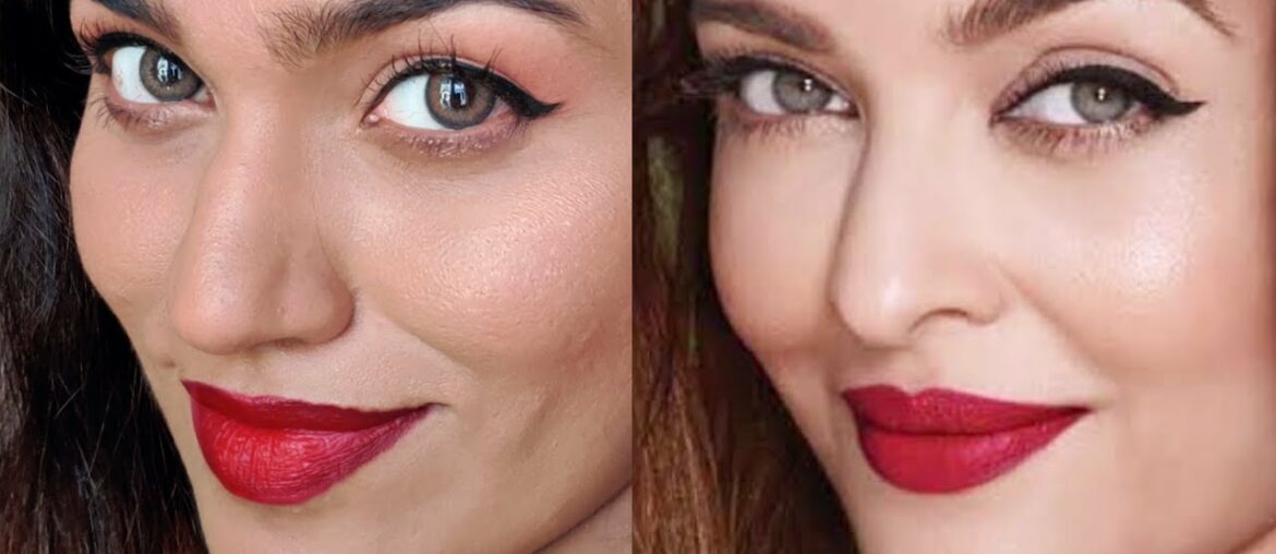 AISHWARYA RAI INSPIRED MAKEUP LOOK || Malayalam Beauty Blogger ||