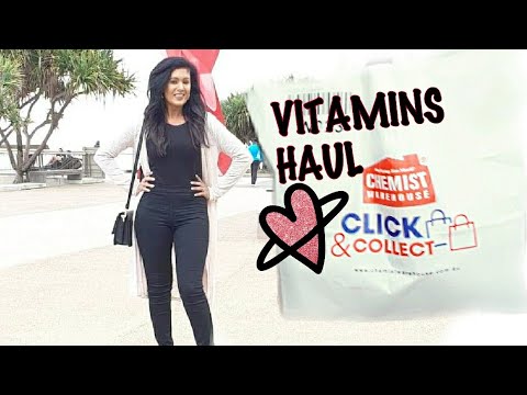 What Vitamins I Take | Chemist Wearhouse Haul | Australian Drugstore!