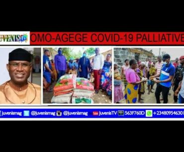 OMO-AGEGE COVID-19 PALLIATIVES: Jubilation, Prayers as Constituents Get Cash & Bags of Rice