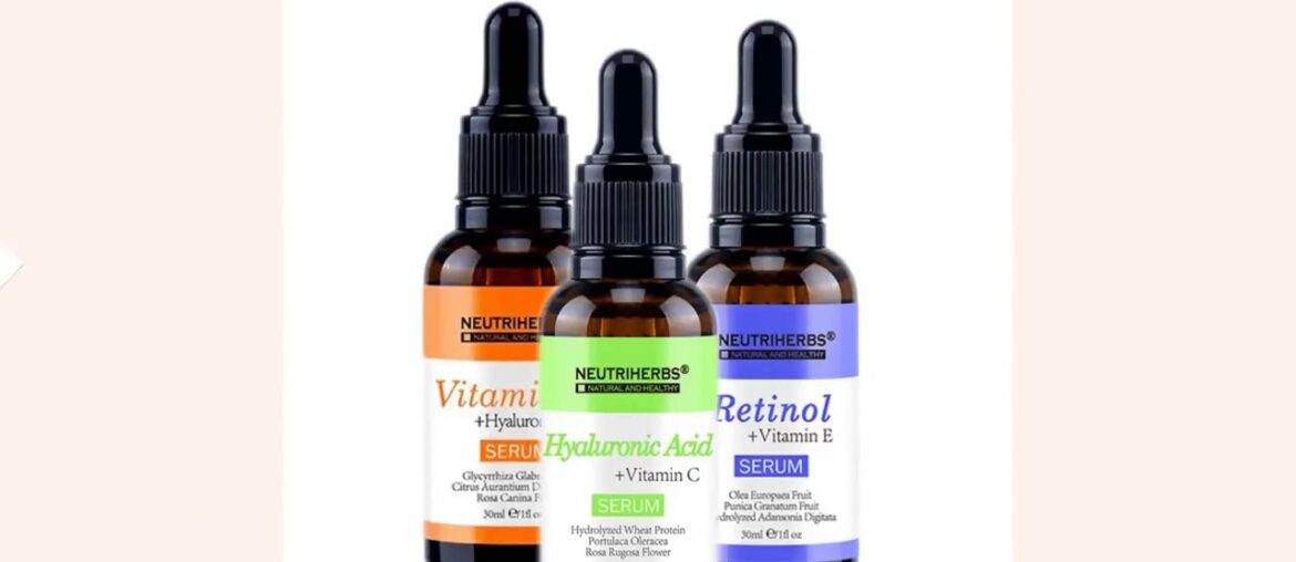 Neutriherbs Face Serum Set With 20 Vitamin C 5 Hyaluronic Acid 2 5 Ret