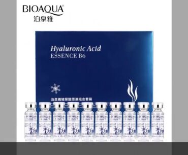 Bioaqua 10pcslot Vitamin Hyaluronic Acid Serum Moisturizer Facial Skin