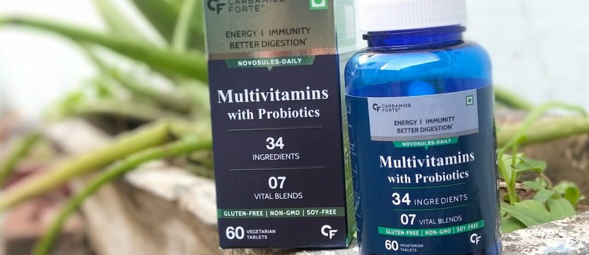 Multivitamin 260 rs only | Carbamide Forte Multivitamin for Men & Women with 34 Ingredients - 60 Tab