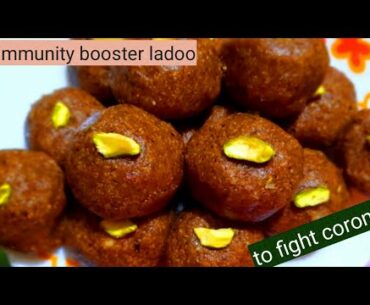 Immune Booster Ladoo to fight Corona Virus // High Nutri added Ladoo recipe // In English