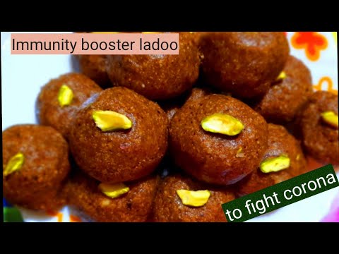 Immune Booster Ladoo to fight Corona Virus // High Nutri added Ladoo recipe // In English