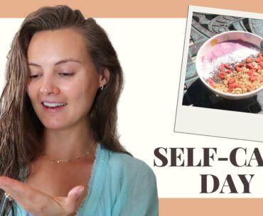 SELF CARE DAY | Beauty, Yoga, Running, Vegan Cooking