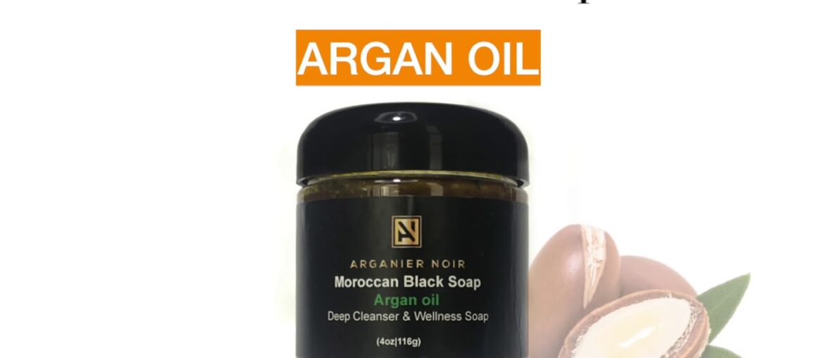 Moroccan Black Soap- Soap with Turmeric- Argan Oil- Olive Oil- Must Try from Morocco- Arganier Noir