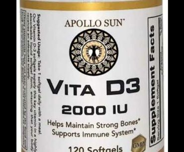 APOLLO SUN VITAMIN D3 2000iu