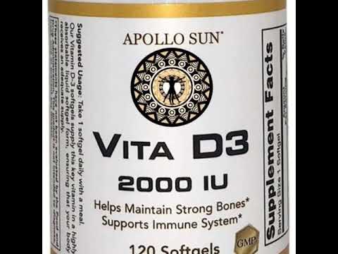 APOLLO SUN VITAMIN D3 2000iu