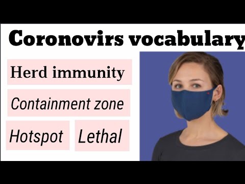 Vocabulary related to coronavirus | ( herd immunity,Hotspot many more)