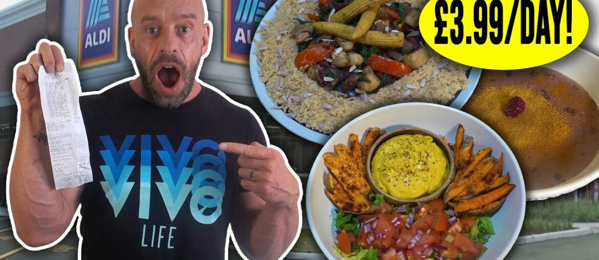 Aldi Cheap Vegan Food For One Day + Nutrients Breakdown