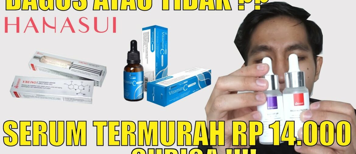 REVIEW SERUM MURAH HANASUI : X BEINO | VITAMIN C  COLLAGEN | PROPOLIS | RICH NUTRITION | BRIGHT UP