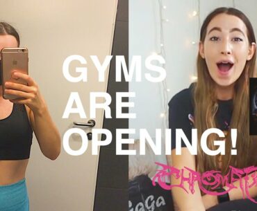 GYMS ARE OPENING!!!! I CHROMATICA REACTION, Gym supplements & more *first ever vlog*