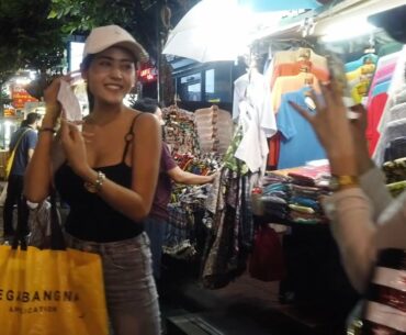 Beautiful Women in the Night Street of China Town in Bangkok, no more COVID19??