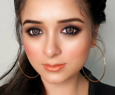 Smudge Proof "KAJAL" Look for School/College Going Girls, Easy Makeup With Affordable Products