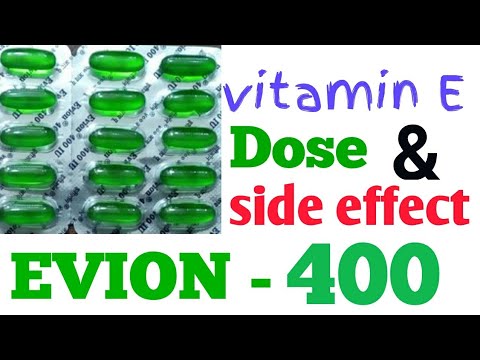 Evion 400 || dose and side effect || Vitamin E capsules  || health tips