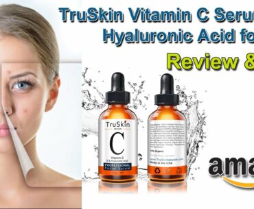 TruSkin Vitamin C Serum for Face - Topical Facial Serum with Hyaluronic Acid & Vitamin E - *Review*