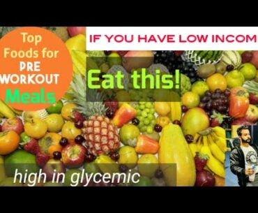 What to Eat Right before a Workout | Pre workout | High glycemic | Guri