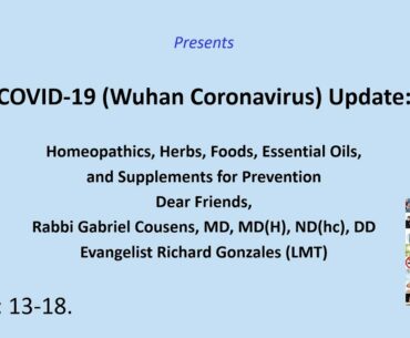 "COVID-19 (Wuhan Coronavirus)" Evangelist Richard Gonzales Jr