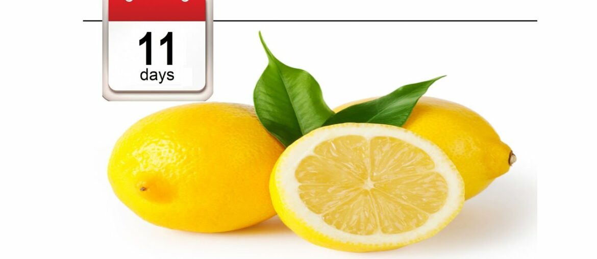 Day 11 Lemon Day-Lemon is rich in vitamin c. It helps fir respiratory disorders.