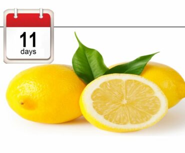 Day 11 Lemon Day-Lemon is rich in vitamin c. It helps fir respiratory disorders.